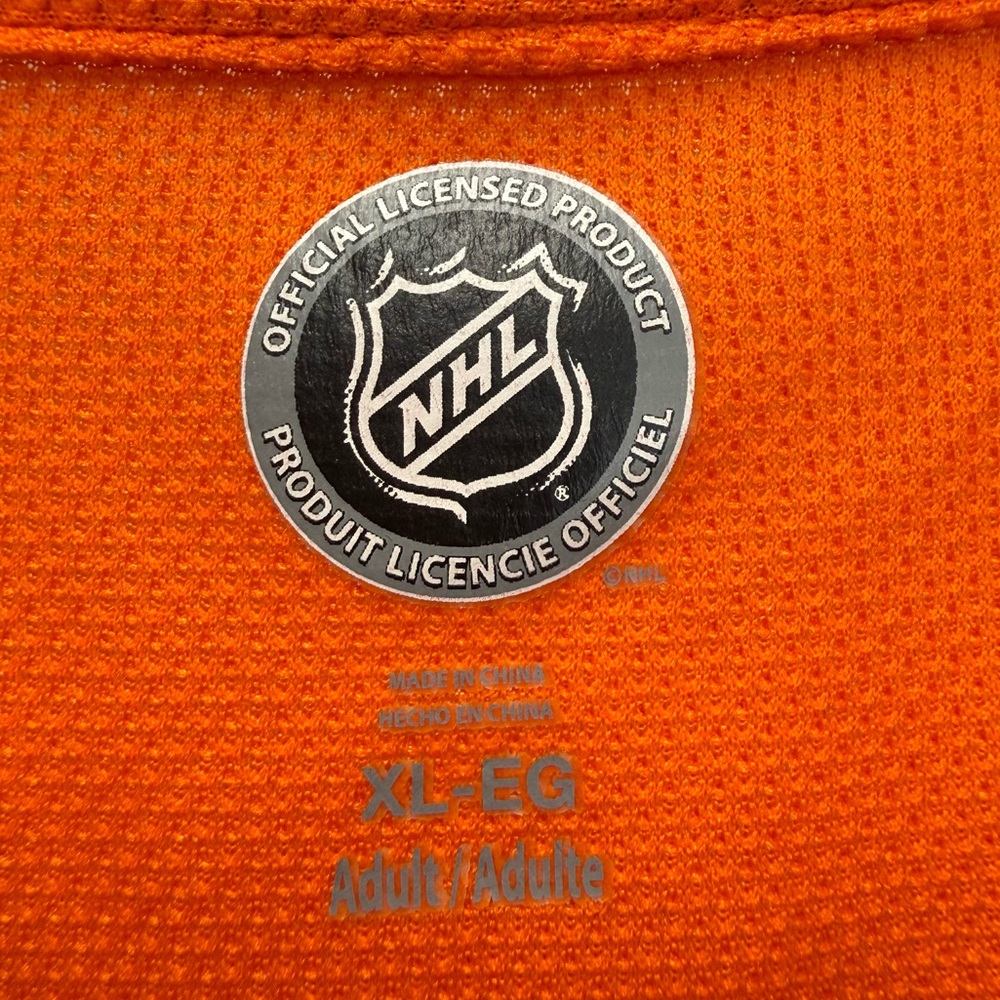 NHL Philadelphia Flyers Long Sleeve Blank Hockey Jersey Unisex Size Extra Large - Picture 7 of 8